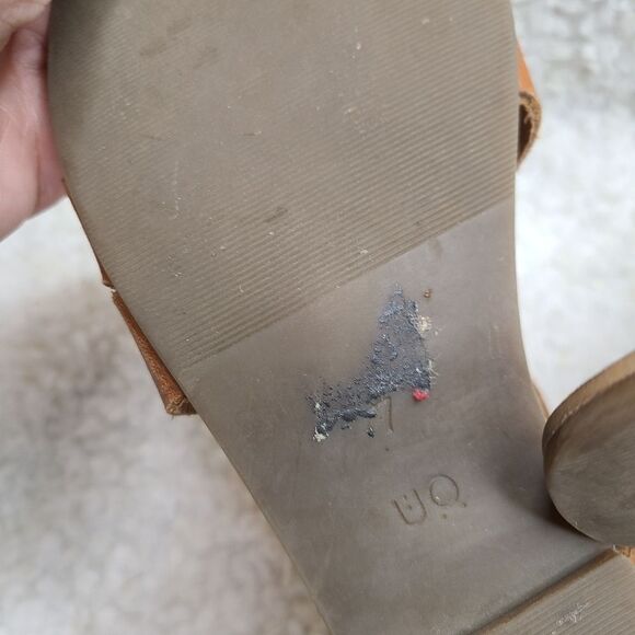 UO Urban Outfitters Maddie Leather‎ Sandals sz 7 - Picture 6 of 8